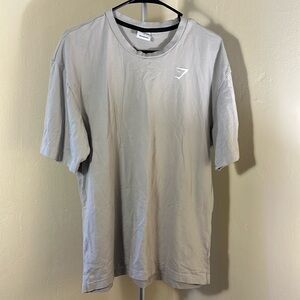 Gymshark workout tee Large Gray